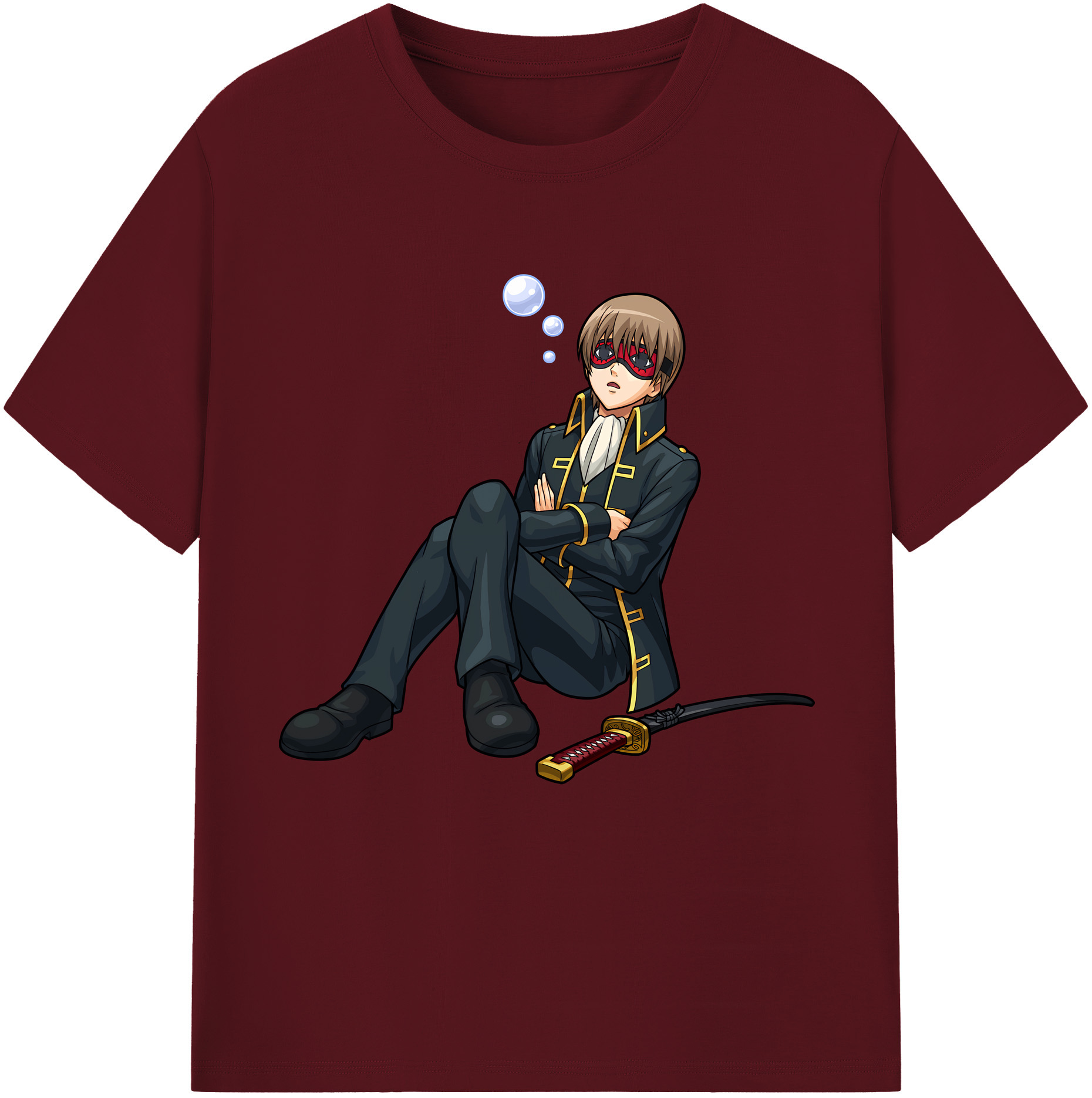 （画像用） ぎんたま 坂田銀時（さかたぎんとき） 神楽 志村新八（しむら しんぱち） GINTAMA Sakata Gintoki Kagura Shimura Shinpachi 綿100％半袖Tシャツ（フロントプリント）